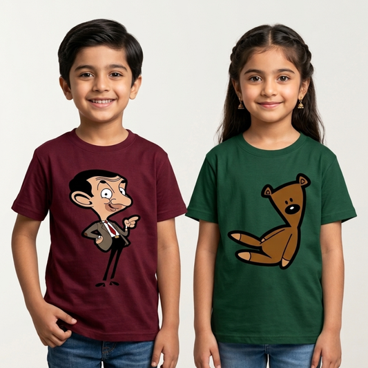 Mr. Bean & Teddy Buddy T-Shirt (Pack of2)
