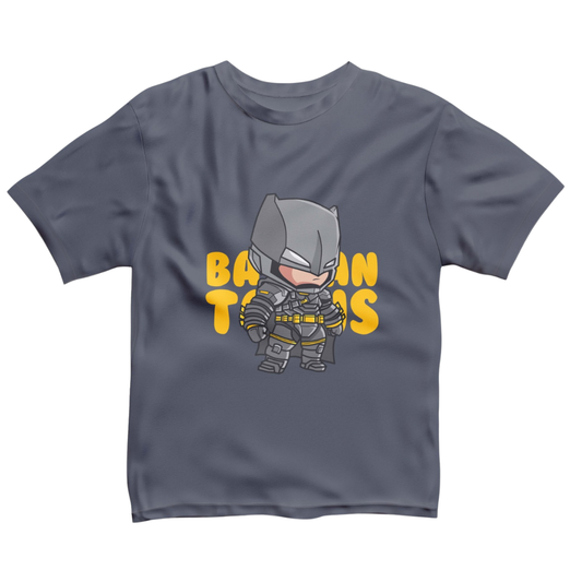 Grey Batman Print T-Shirt